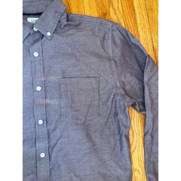Mens Croft & Barrow Button-Down Shirt Easy Care M Long Sleeve Chest Pocket - Picture 8 of 8